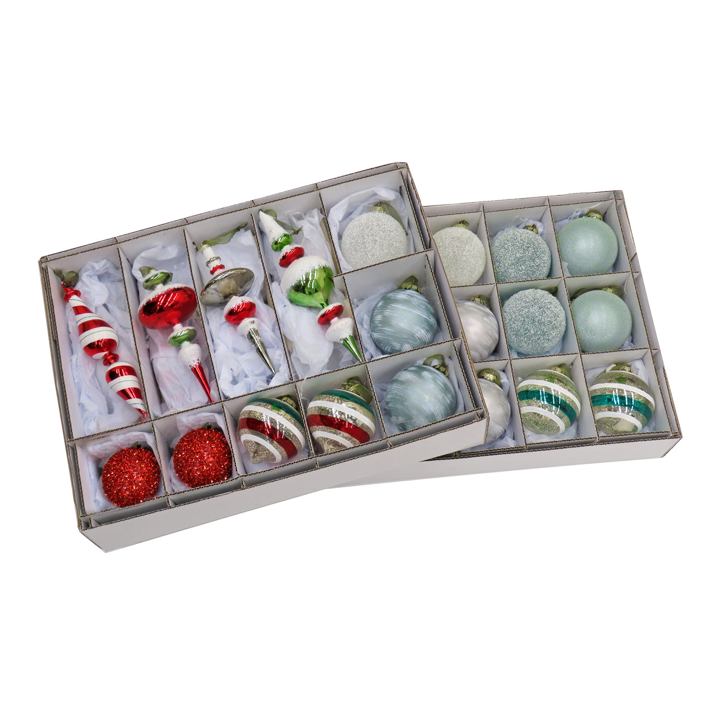 24 Piece HGTV Home Collection Nostalgic Traditions Ornaments - National Tree Company