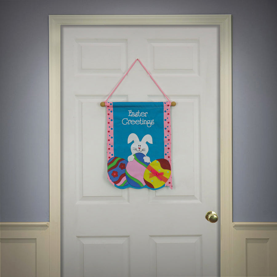 18 in. Easter Greetings Hanging Banner Decoration