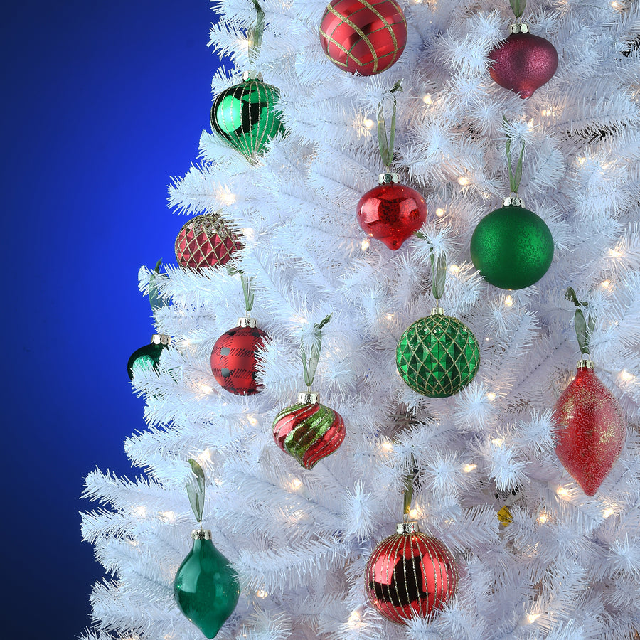 20-Piece Christmas Tree Ornament Set, Rural Homestead Collection