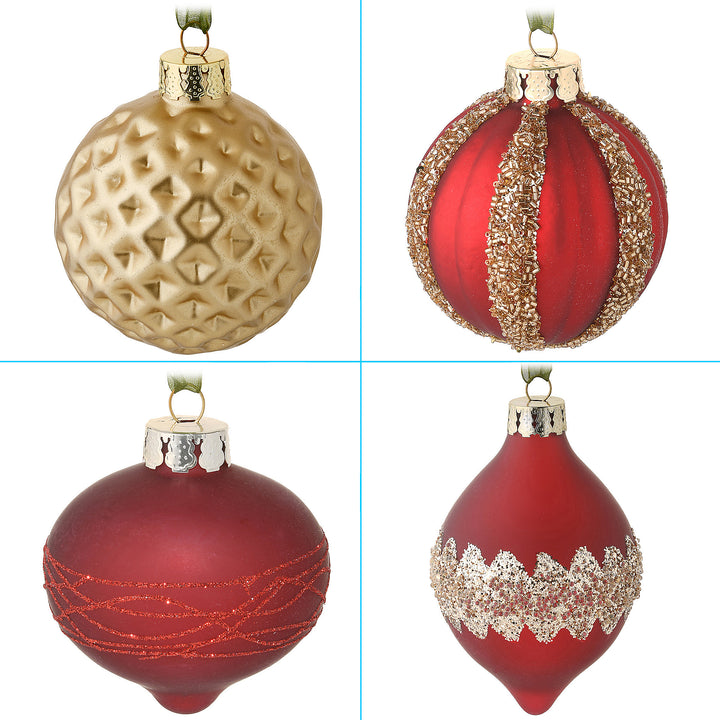 20-Piece Christmas Tree Ornament Set, Vienna Waltz Collection