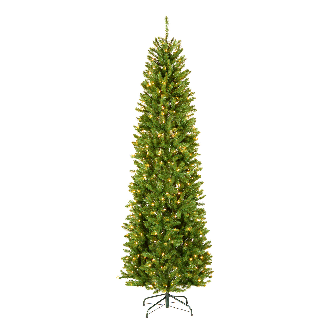 7.5 ft. Pre-Lit Kingswood Fir Slim Tree with Clear Lights - National Tree Company