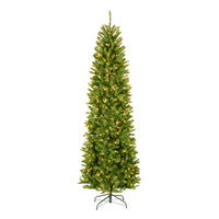 7.5 ft. Pre-Lit Kingswood Fir Slim Tree with Clear Lights - National Tree Company