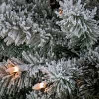 6.5 ft. Pre-Lit North Valley Spruce Tree with Clear Lights - National Tree Company