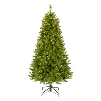 6 ft. Pre-Lit North Valley Spruce Tree with Clear Lights - National Tree Company