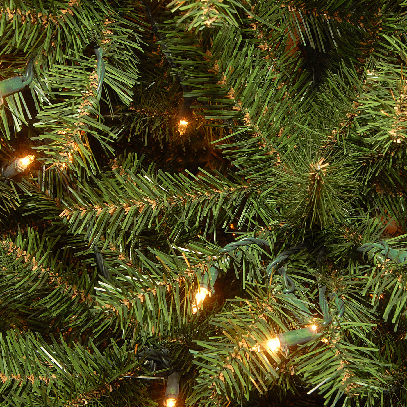 7.5 ft. Pre-Lit Aspen Spruce Slim Tree with Clear Lights - National Tree Company