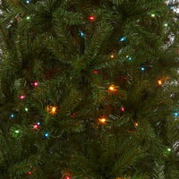 6 ft. Pre-Lit Aspen Spruce Slim Tree with Multicolor Lights - National Tree Company