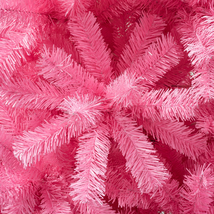 First Traditions Color Pop Christmas Tree, Pink, 7.5 ft