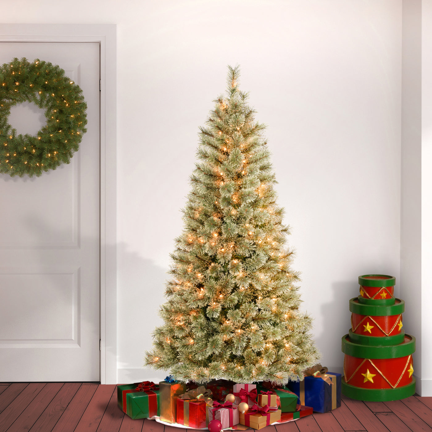 6 ft. Pre-Lit Arcadia Pine Cashmere with Clear Lights - National Tree Company