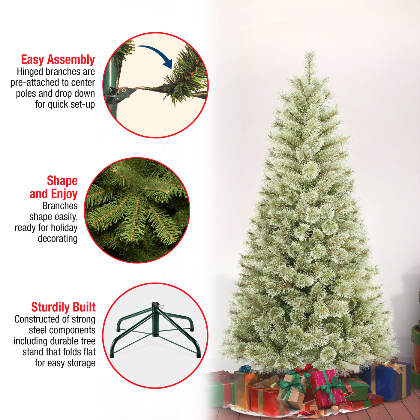 6 ft. Arcadia Pine Cashmere Tree - National Tree Company