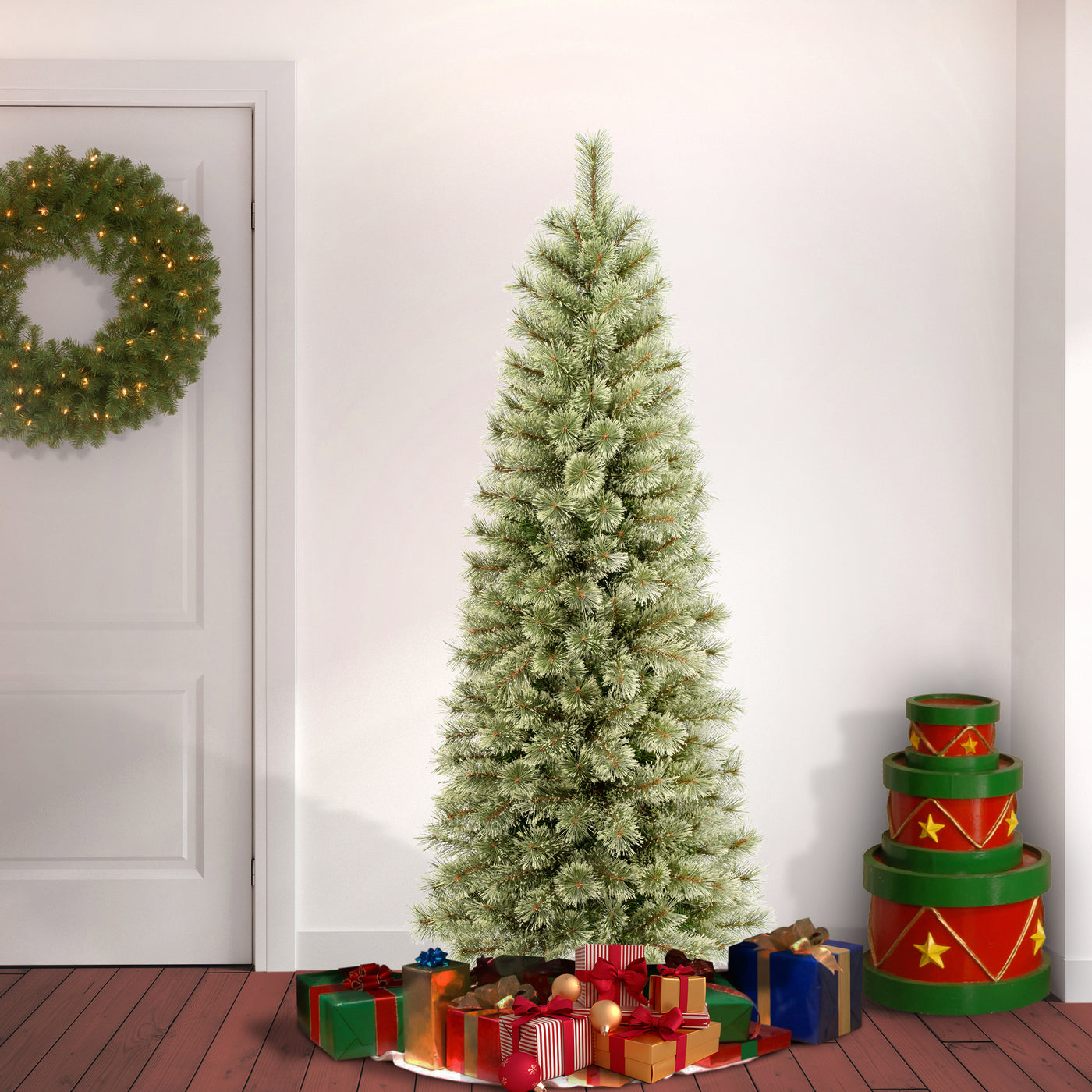 6 ft. Arcadia Pine Cashmere Slim Tree - National Tree Company