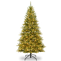 6.5 ft. Pre-Lit Asbury Fir Slim Tree - National Tree Company