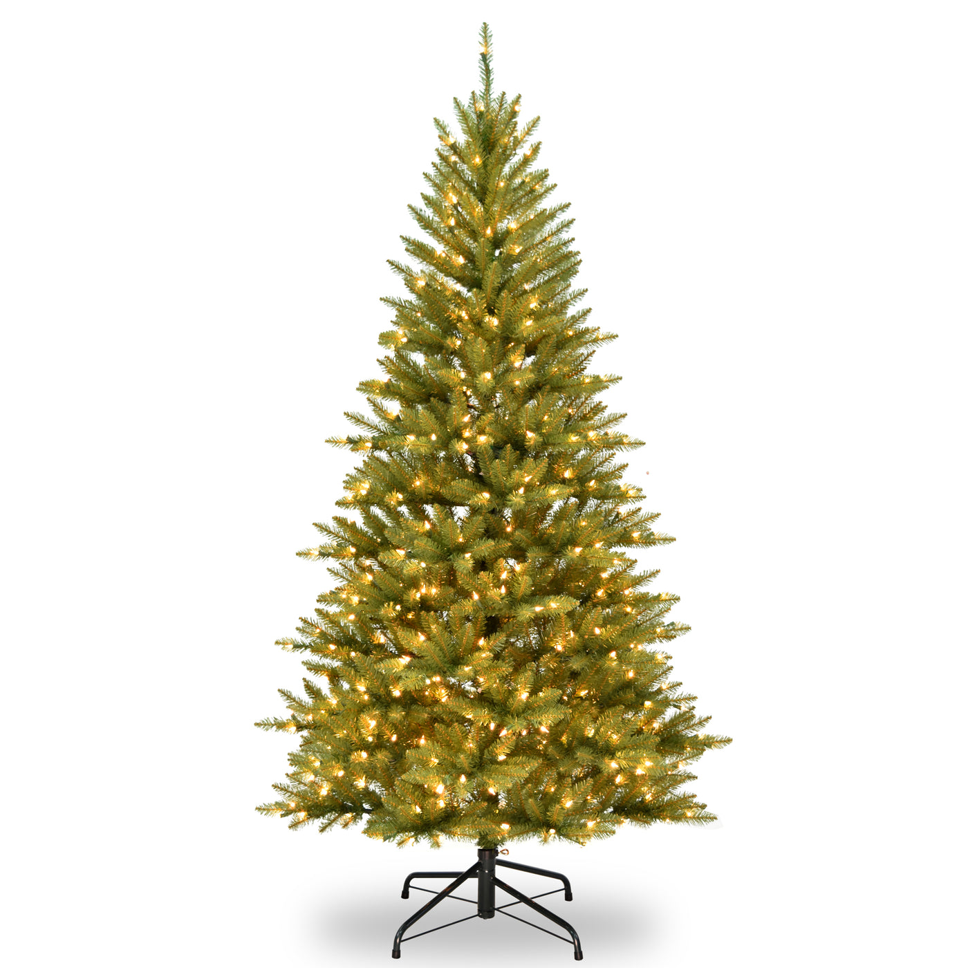 6.5 ft. Pre-Lit Asbury Fir Slim Tree with Clear Lights - National Tree Company