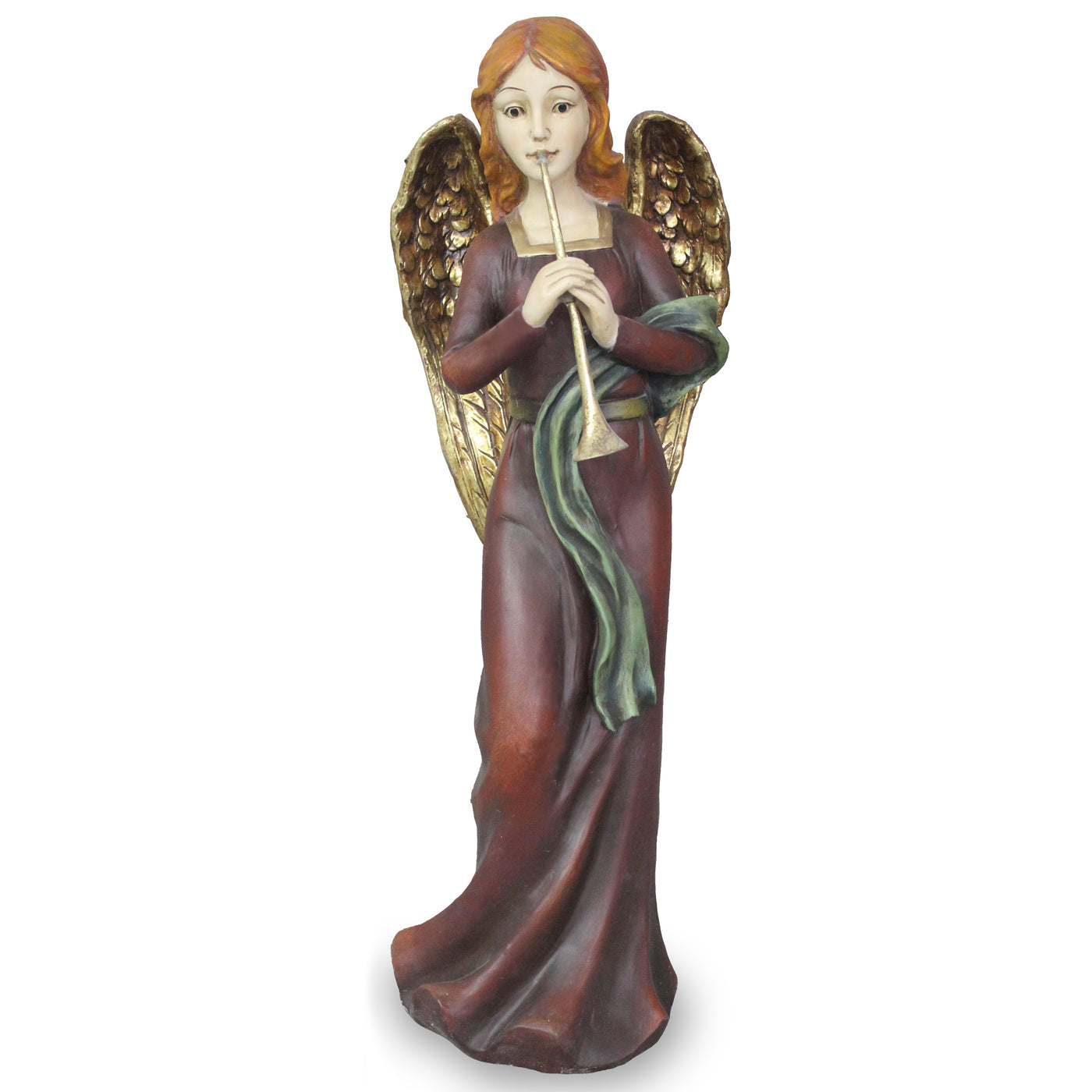 24.5 in. Angel with Horn Figure - National Tree Company