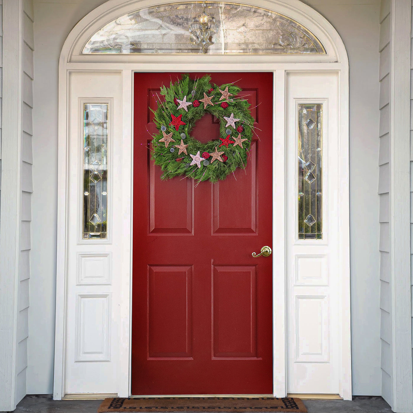 22 in. Fresh Evergreens Wreath - National Tree Company