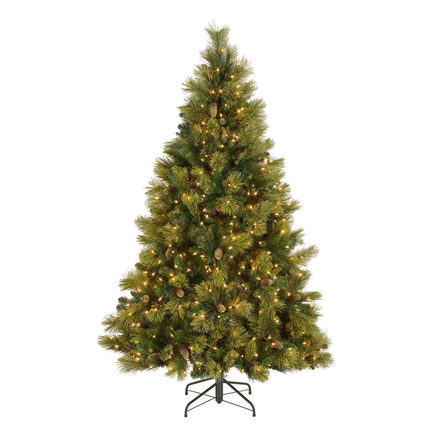 6.5 ft. Pre-Lit Carolina Pine Tree with Clear Lights - National Tree Company