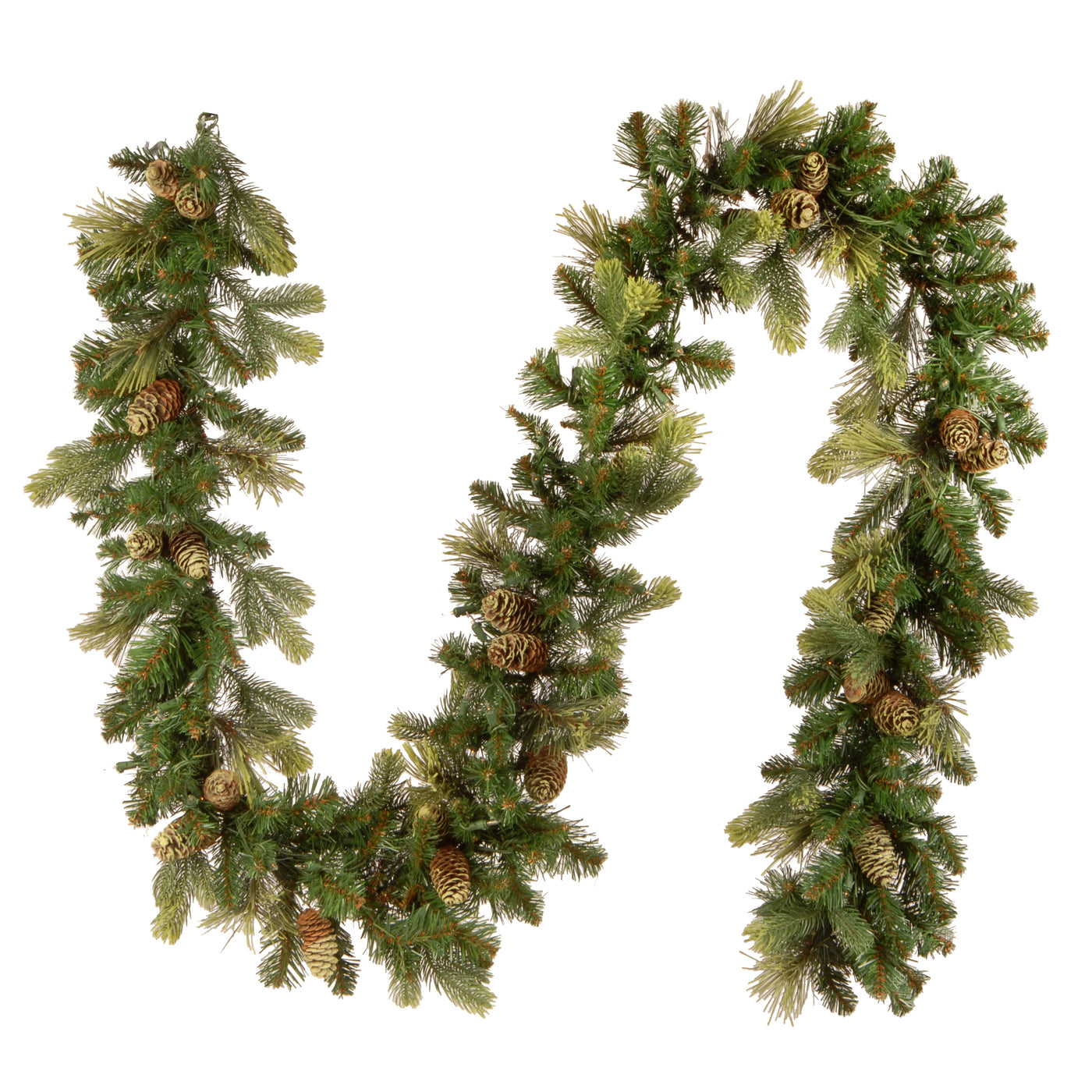 9 ft. Pre-Lit Carolina Pine Garland with Clear Lights - National Tree Company