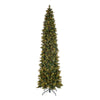 12 ft. Pre-Lit Carolina Pine Slim Tree with Clear Lights, Plug-In - National Tree Company