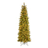 9 ft. Pre-Lit Carolina Pine Slim Tree with Clear Lights - National Tree Company