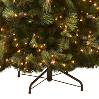 9ft. Pre-Lit Carolina Pine Tree with Clear Lights with 1200 Clear Lights - National Tree Company