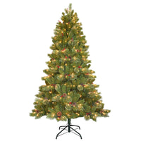 7.5 ft. Pre-Lit Cashmere Decorated Tree with Clear Lights - National Tree Company