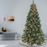 7.5 ft. Pre-Lit Cashmere Decorated Tree with Clear Lights-UL - National Tree Company