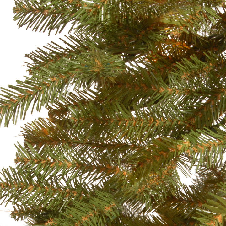 Artificial Slim Christmas Tree, Hickory Cedar, Green, Includes Stand, 3 Feet