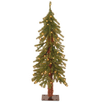 3 ft. Pre-Lit Hickory Cedar Tree with Clear Lights - National Tree Company