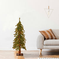 3 ft. Pre-Lit Hickory Cedar Tree with Clear Lights - National Tree Company