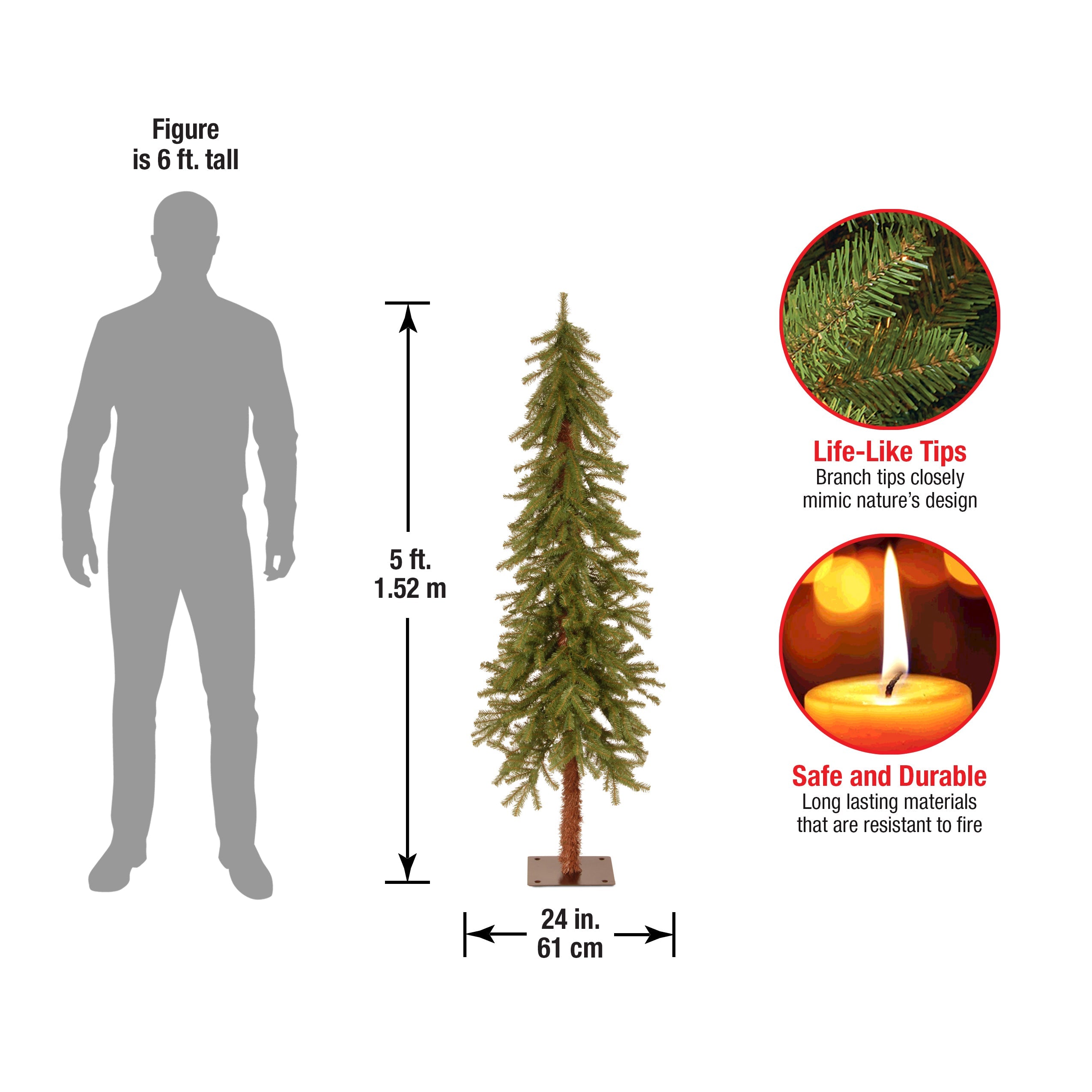 tree ⑤ 5 ft. Hickory Cedar Tree · National Tree Company