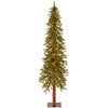 6 ft. Pre-Lit Hickory Cedar Tree with Clear Lights, Plug-In - National Tree Company