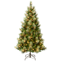 9 ft. Pre-Lit Charleston Pine Tree with Clear Lights - National Tree Company