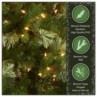 9 ft. Pre-Lit Charleston Pine Tree with Clear Lights - National Tree Company