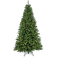 7.5 ft. Pre-Lit Crater Spruce Tree with LED Lights - National Tree Company