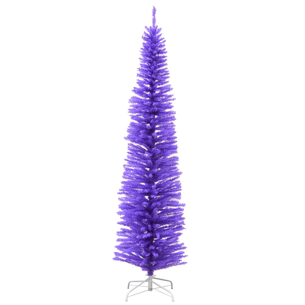 live lavender christmas tree 7.5 ft. Colored trees Slim Lavender Tree · National Tree Company
