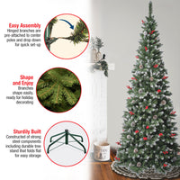 7.5 ft. Cullen Slim Tree - National Tree Company