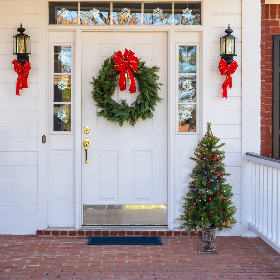 4 ft. Pre-Lit Crestwood Spruce Tree with Twinkly LED Lights