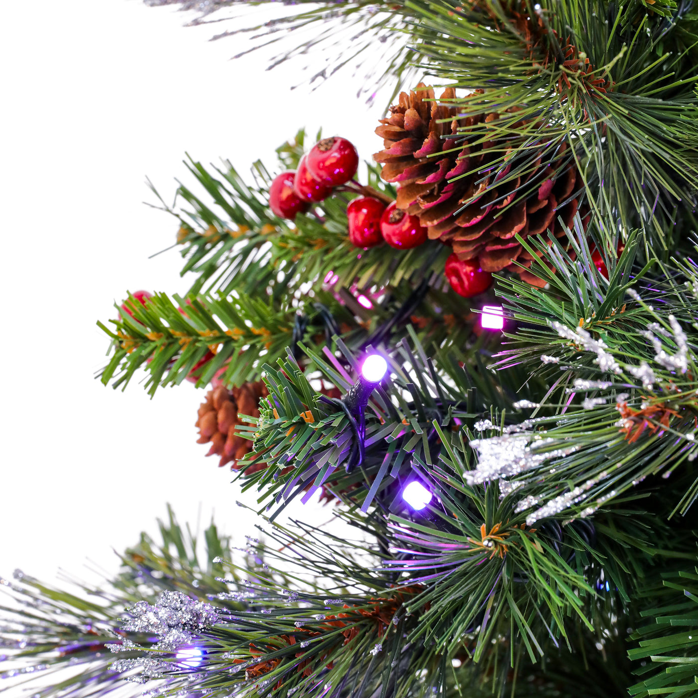 4 ft. Pre-Lit Crestwood Spruce Tree with Twinkly LED Lights, Plug-In - National Tree Company