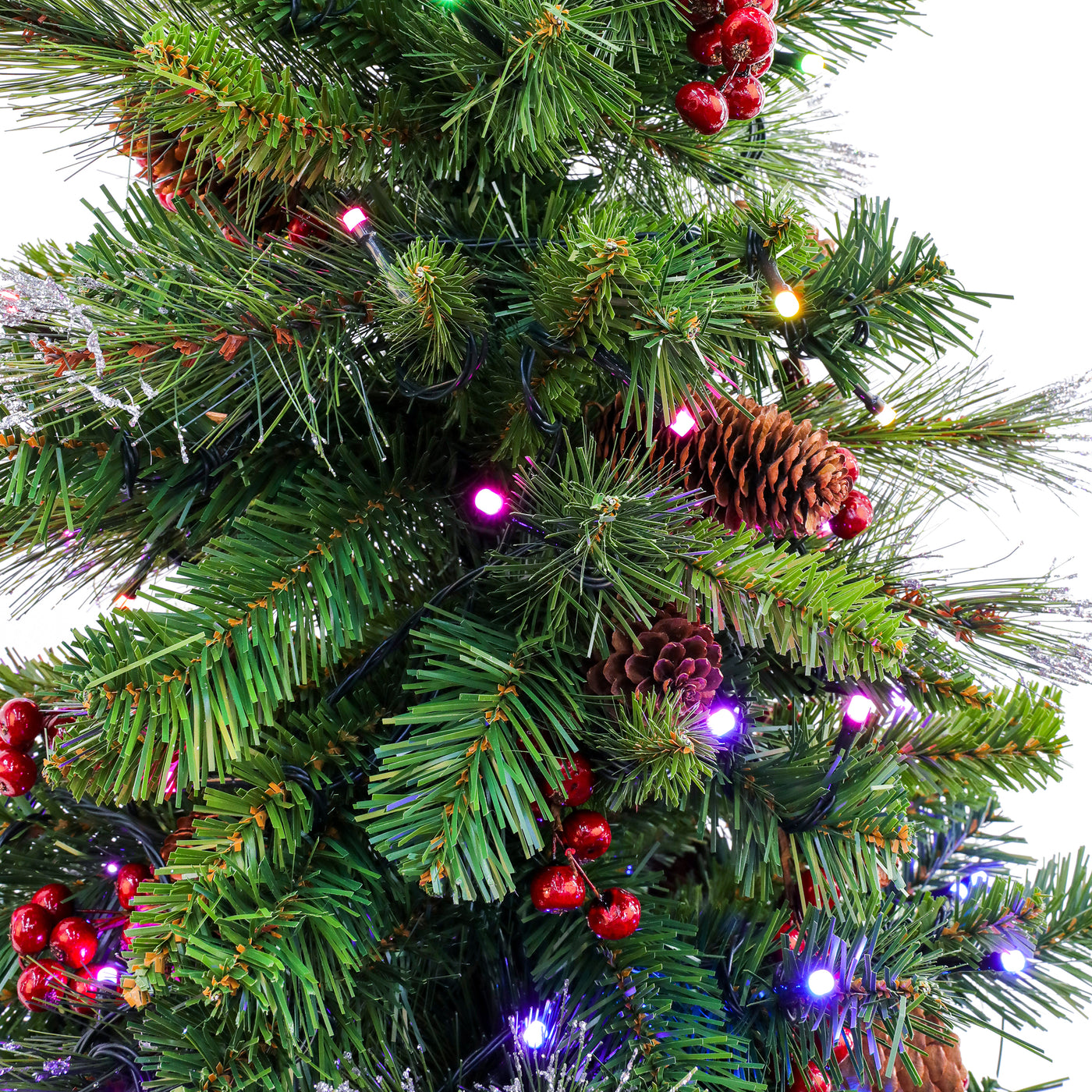 4 ft. Pre-Lit Crestwood Spruce Tree with Twinkly LED Lights, Plug-In - National Tree Company