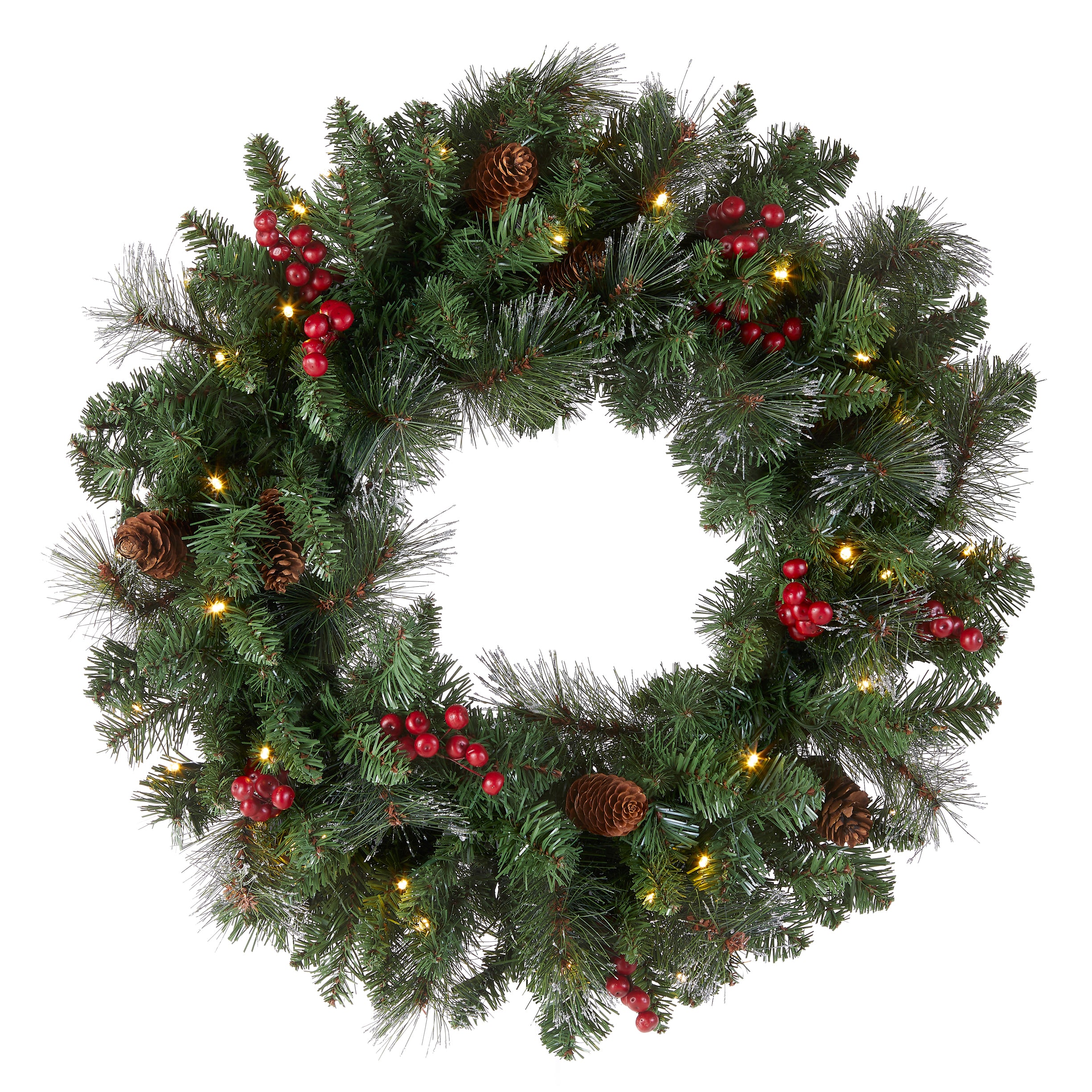 National Tree Company Crestwood Spruce Wreath - Thumbnail 5