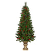 5 ft. Pre-Lit Crestwood Spruce Entrance Tree with Clear Lights - National Tree Company