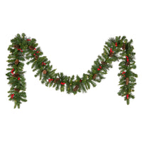 9 ft. Pre-Lit Crestwood Spruce Garland with Clear Lights, Plug-In - National Tree Company