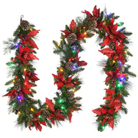 9 ft. Pre-Lit Decorative Collection Garland with Clear Lights - National Tree Company