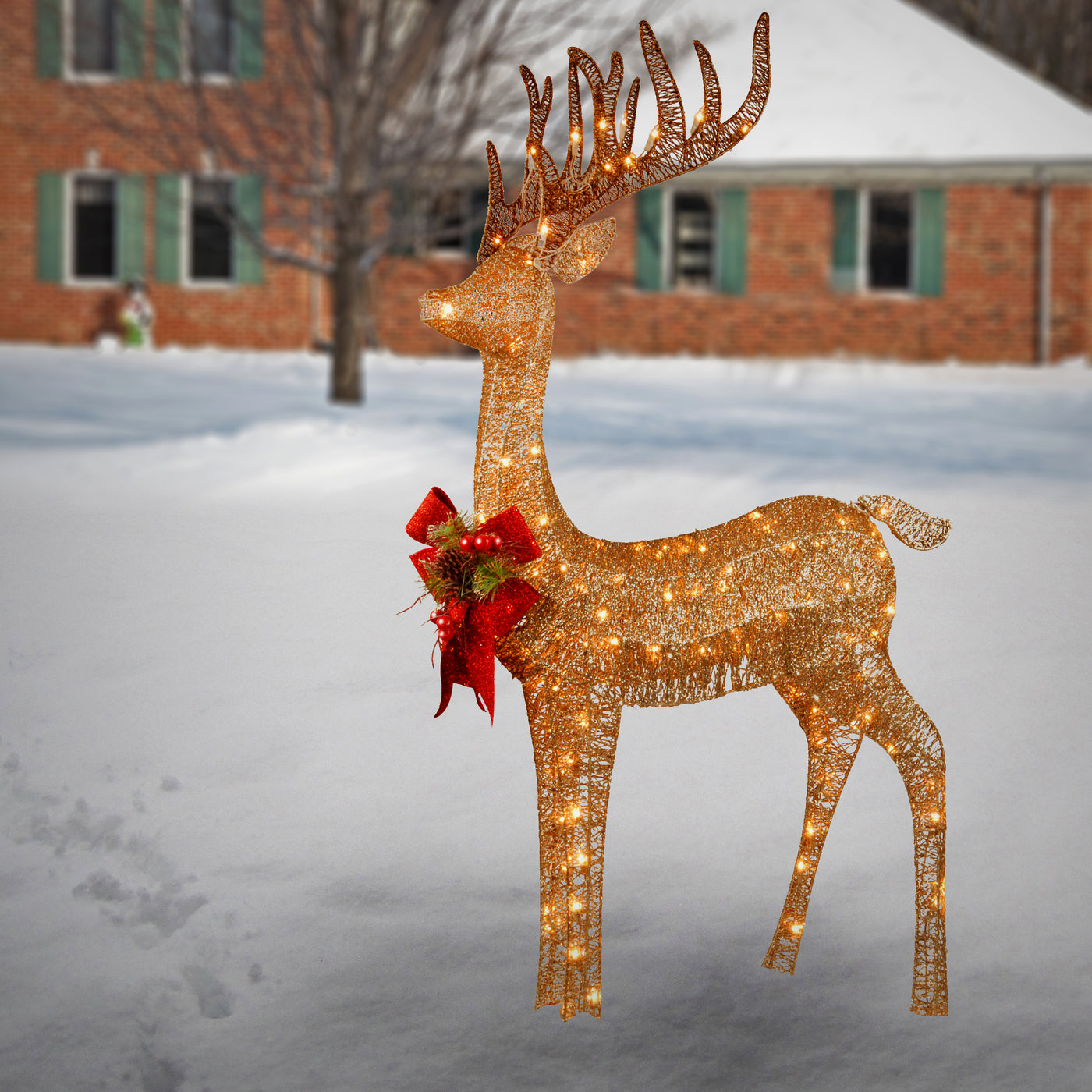 48" Pre-lit Standing Reindeer - National Tree Company