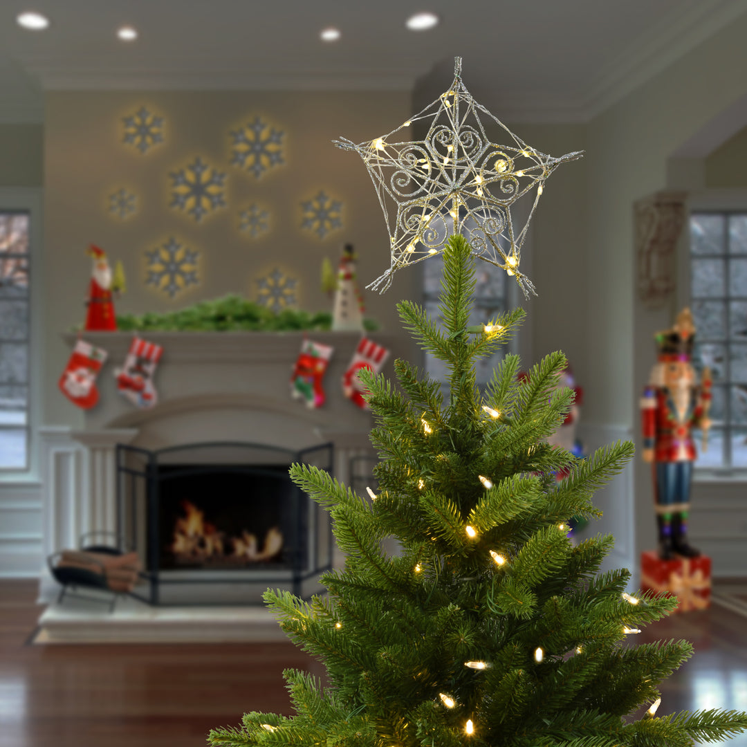 95" Snowflake Tree Top for Artificial Trees with Dual Color® Lights