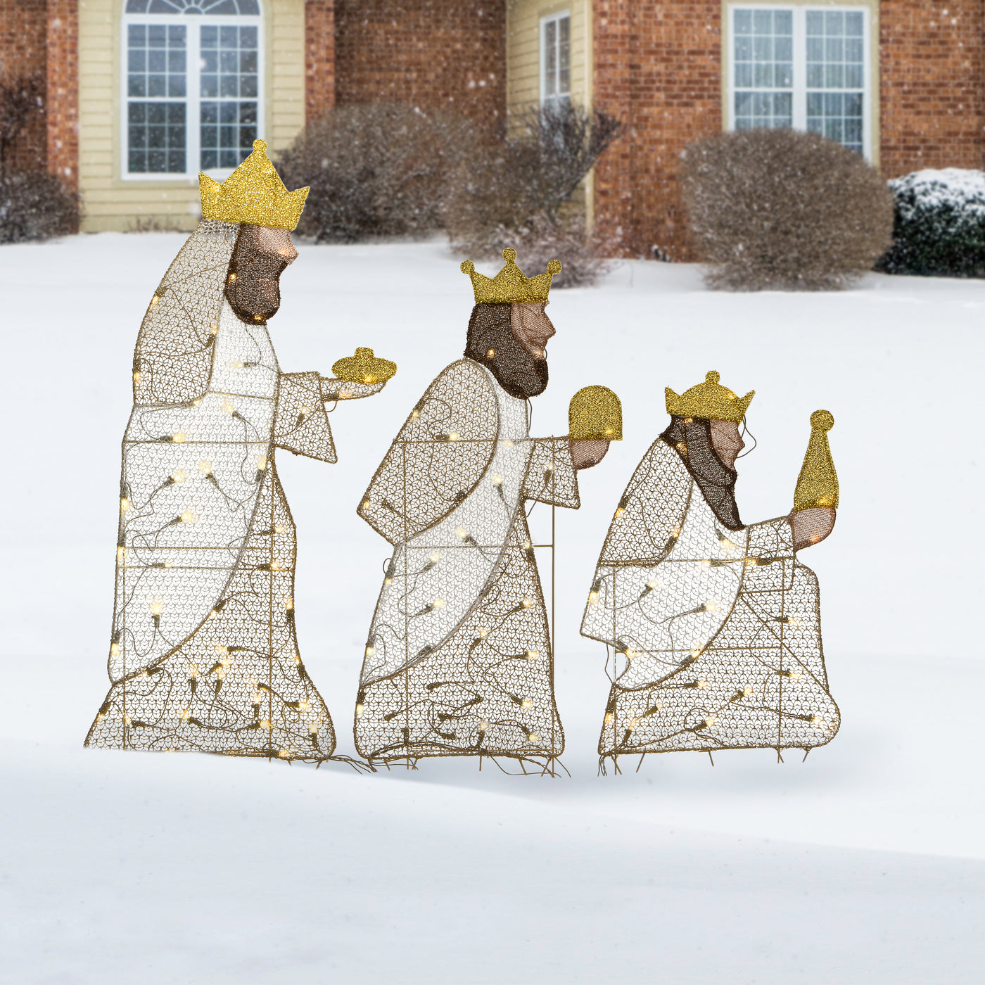 42" Three Wisemen with LED Lights - National Tree Company