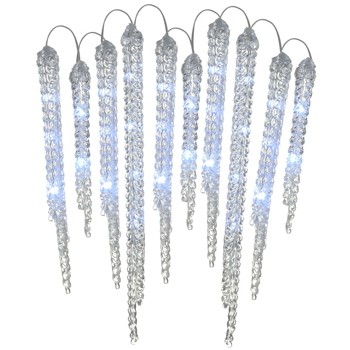 Crystal Icicles with LED Lights