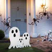 Halloween Pre-Lit Ghost Trio Outdoor Decoration, LED Lights, 36 Inches - National Tree Company