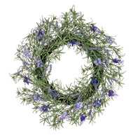19 in. Spring Wreath with Lavender and Rosemary - National Tree Company