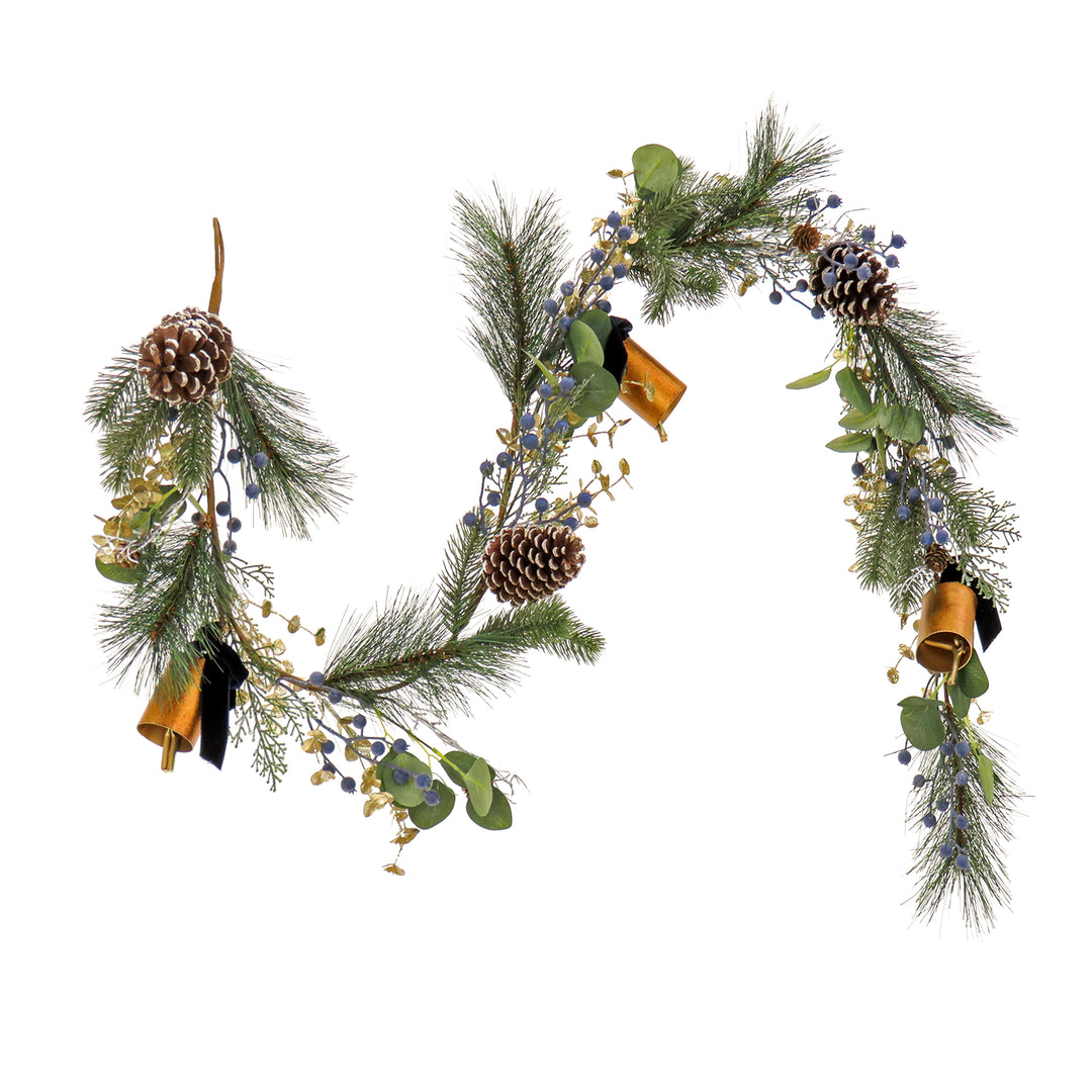 6 ft. HGTV Home Collection Swiss Chic Garland