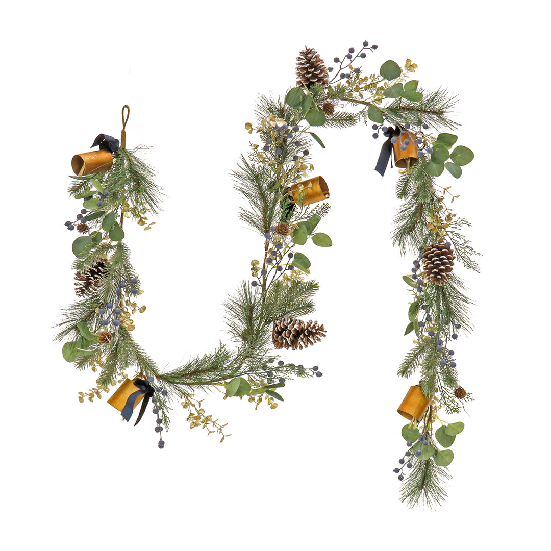 9 ft. HGTV Home Collection Swiss Chic Garland